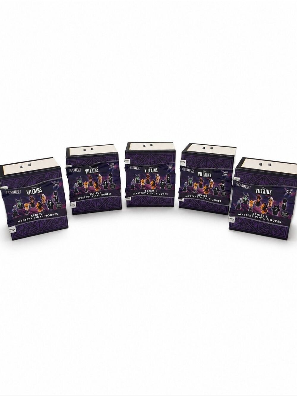Disney SMOLS Villains Series 1 Mystery Vinyl Figures Lot of 5 Sealed